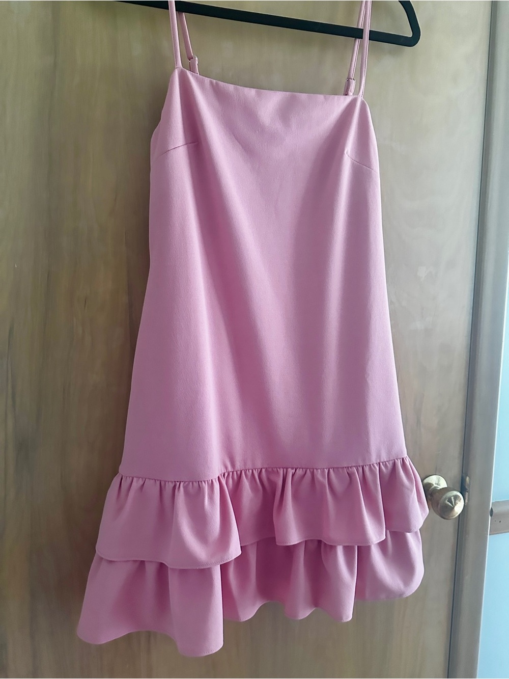 BCBGeneration Pink Double Ruffle Mini Dress - Picture 6 of 8